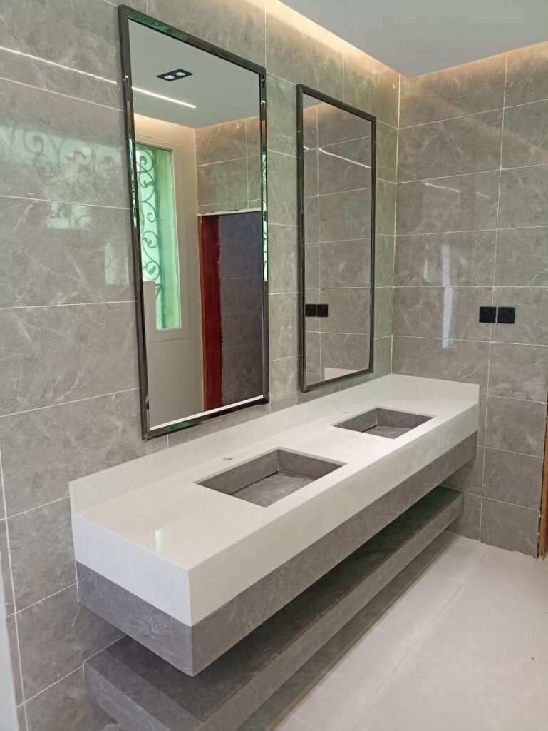 Marble work by Golden Crystals in Riyadh