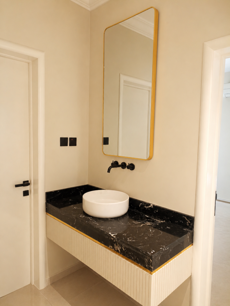 Marble work by Golden Crystals in Riyadh