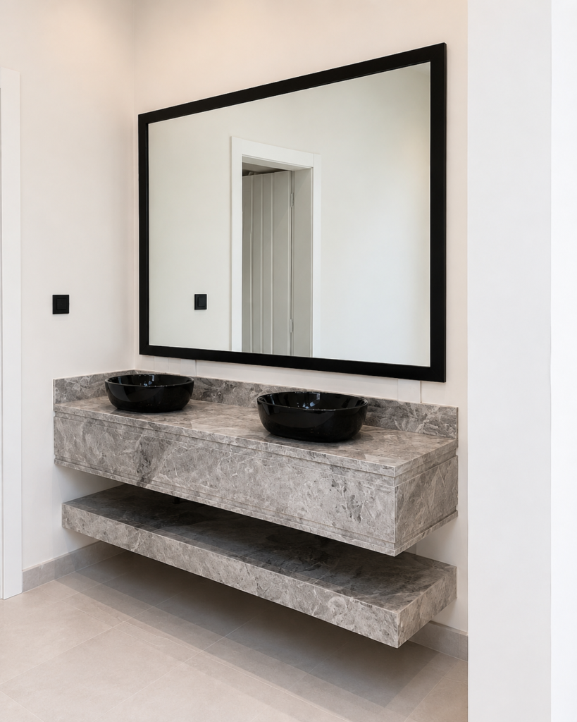 Marble work by Golden Crystals in Riyadh