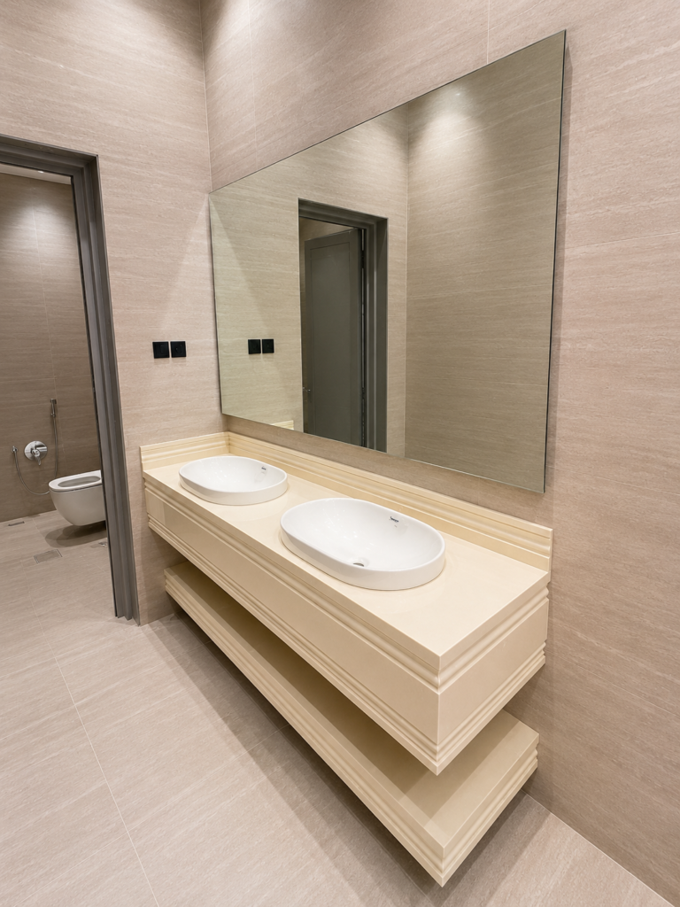 Marble work by Golden Crystals in Riyadh