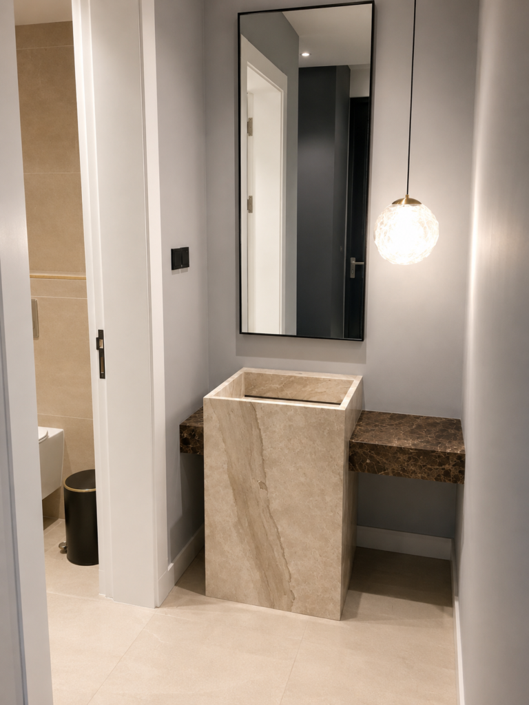 Marble work by Golden Crystals in Riyadh
