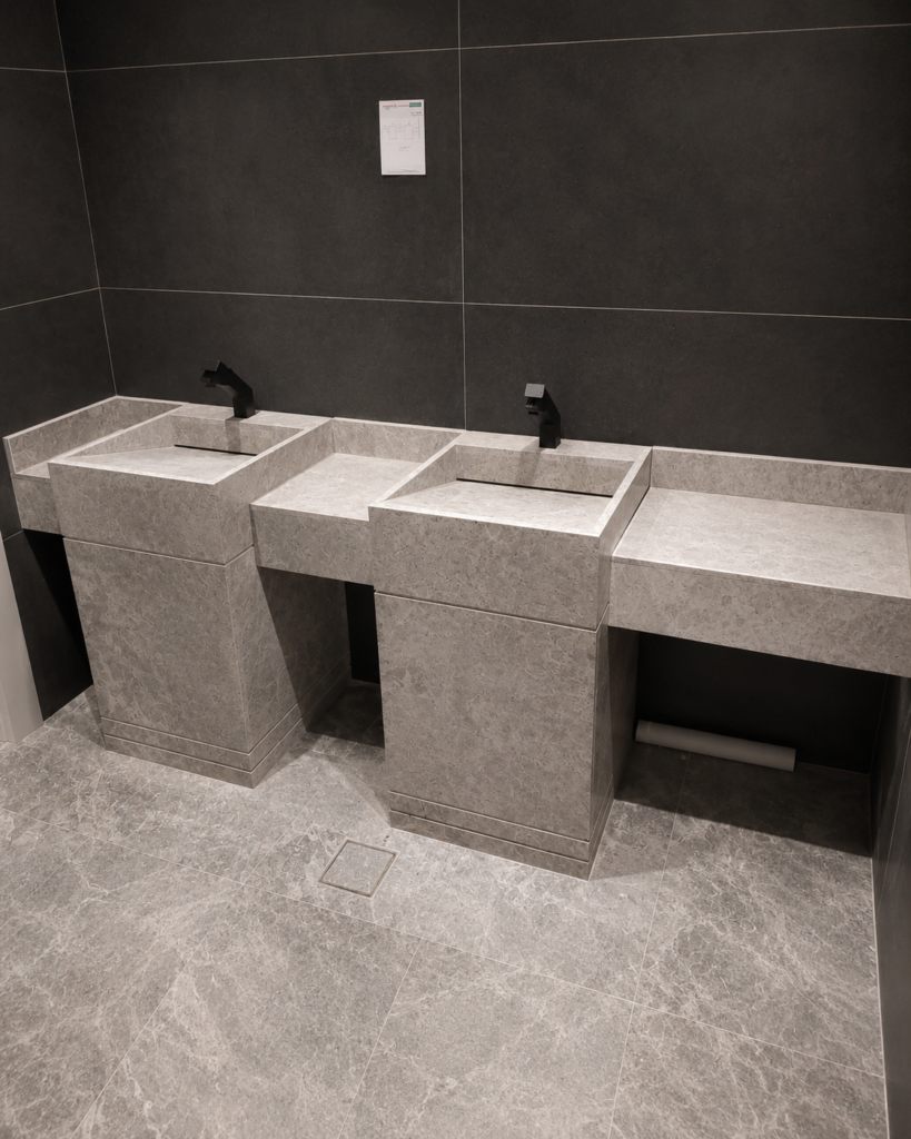 Marble work by Golden Crystals in Riyadh