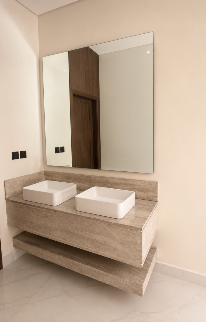 Marble work by Golden Crystals in Riyadh