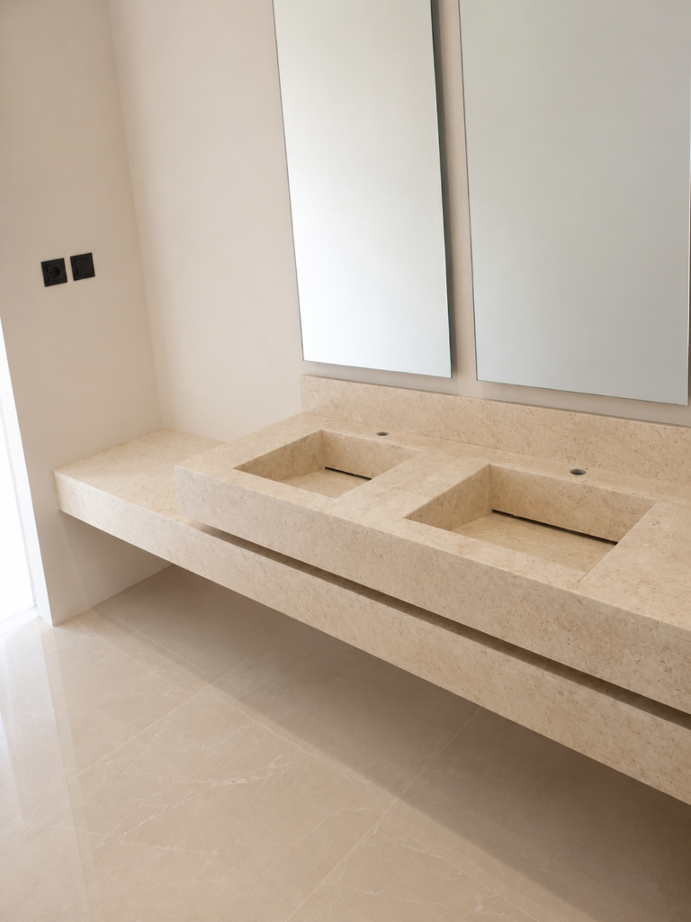 Marble work by Golden Crystals in Riyadh