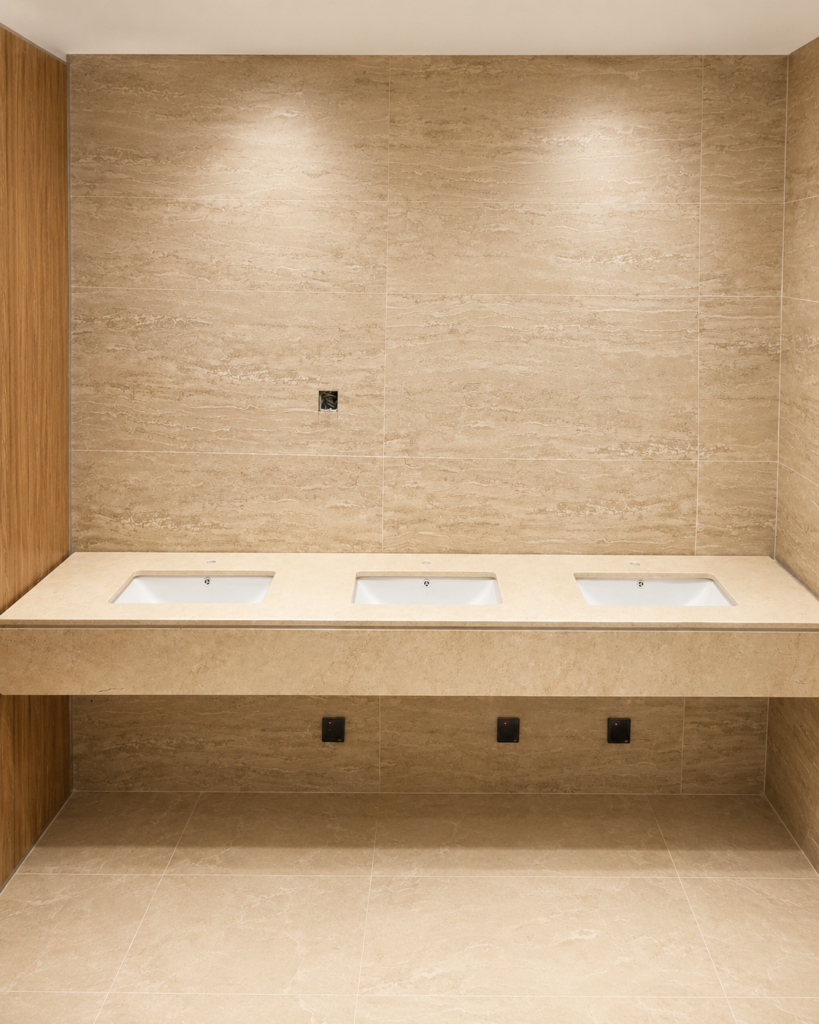 Marble work by Golden Crystals in Riyadh