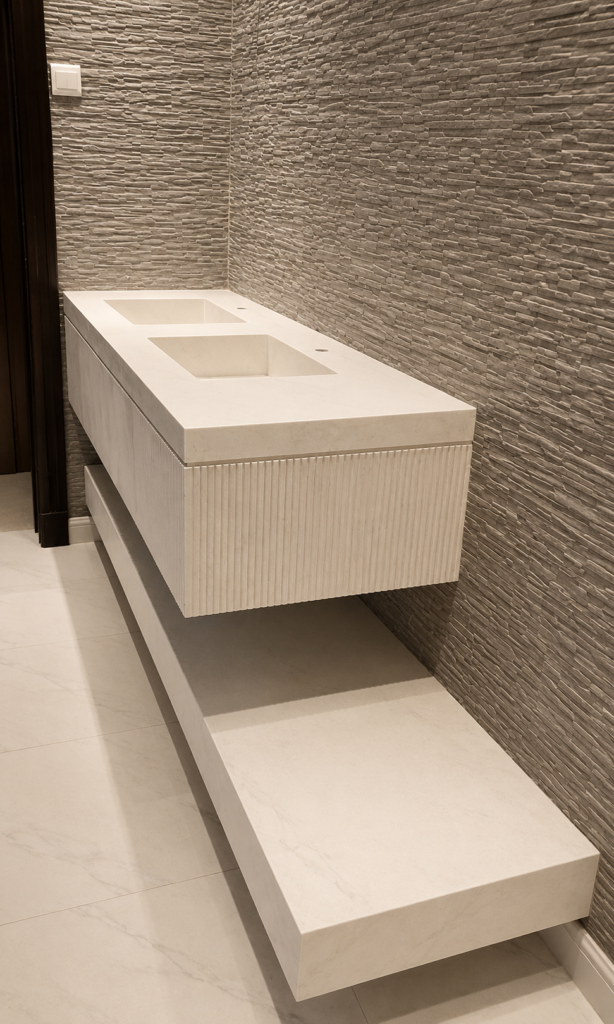 Marble work by Golden Crystals in Riyadh