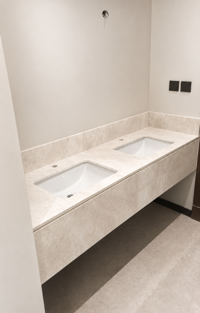 Marble work by Golden Crystals in Riyadh