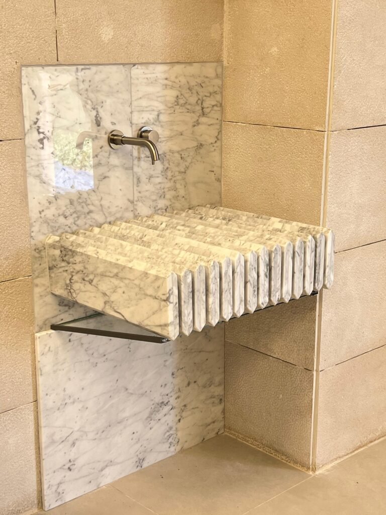 Marble work by Golden Crystals in Riyadh